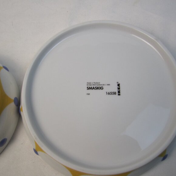 Vintage IKEA SMASKIG Childs Bowl & Plate Set Dragon 1999 # 16558 - Picture 4 of 8